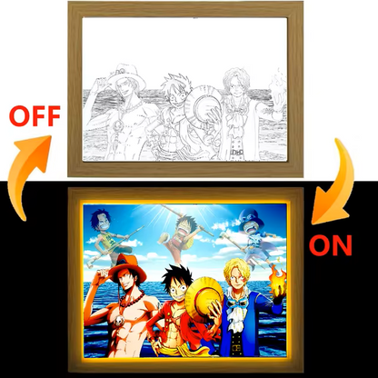 NEW! Anime Light Box Painting