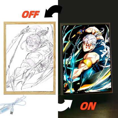 NEW! Anime Light Box Painting