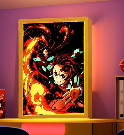 NEW! Anime Light Box Painting