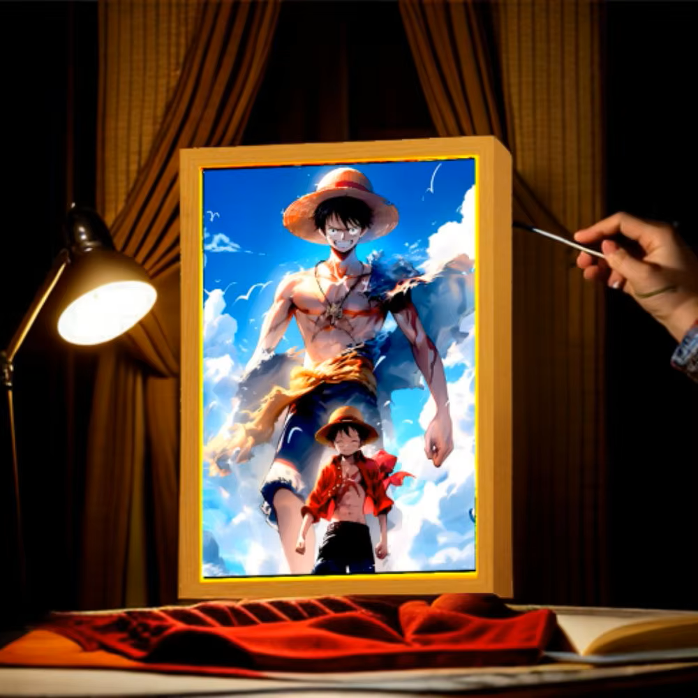 NEW! Anime Light Box Painting