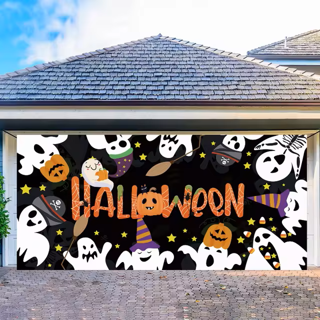 New Designs! Halloween Garage Door Covers