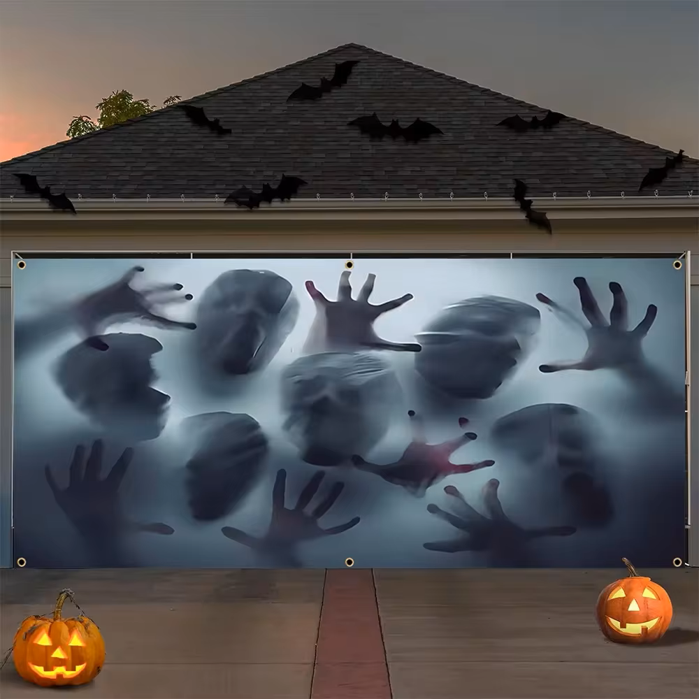 New Designs! Halloween Garage Door Covers