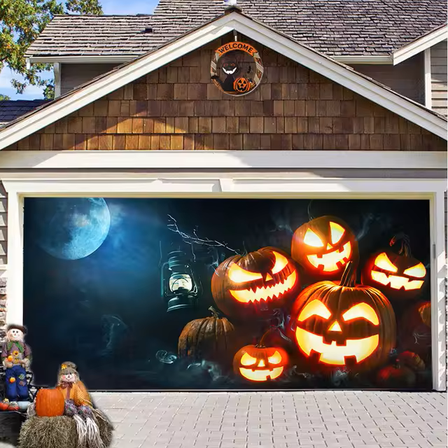 New Designs! Halloween Garage Door Covers