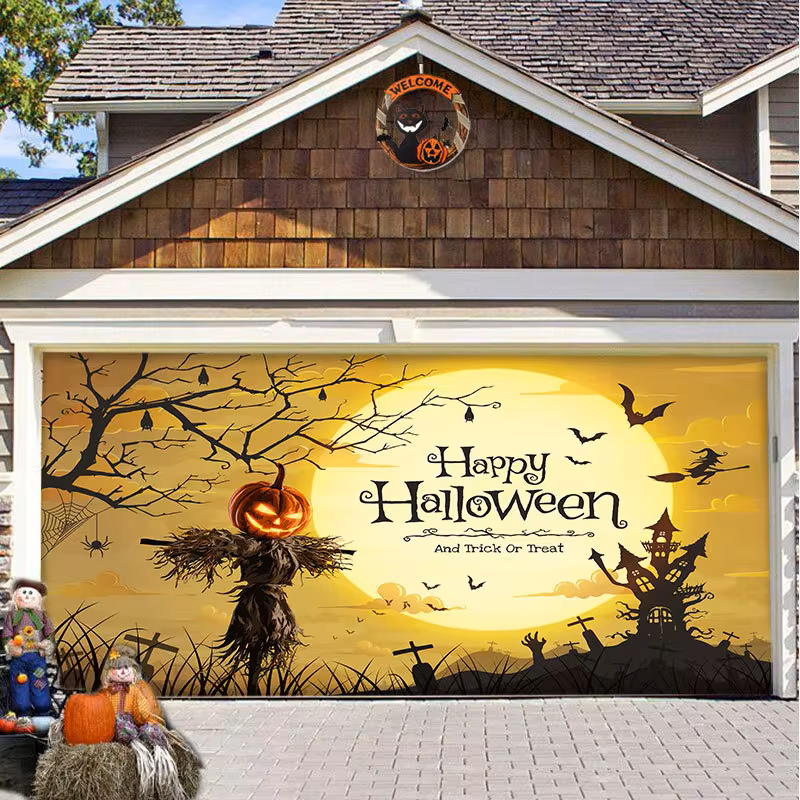 New Designs! Halloween Garage Door Covers