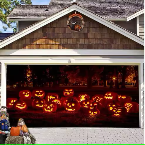 New Designs! Halloween Garage Door Covers