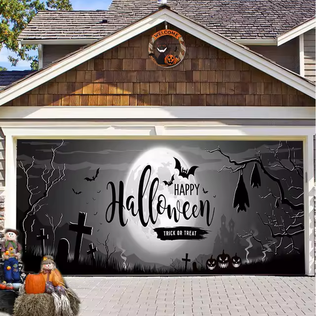 New Designs! Halloween Garage Door Covers