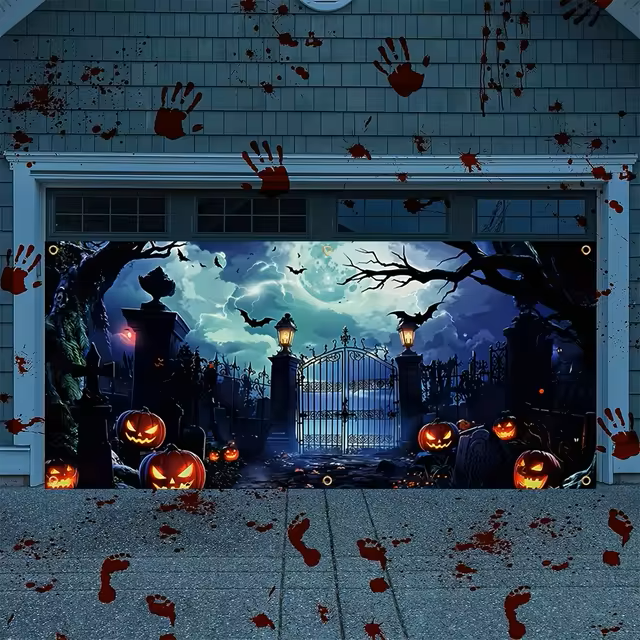 New Designs! Halloween Garage Door Covers